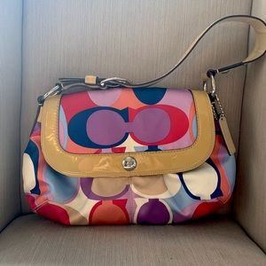 Coach Soho Scarf Print Shoulder Bag